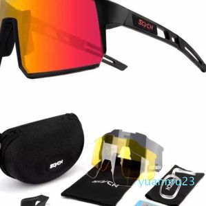 Gepolariseerde lens Fietsbrillen Zonnebril Gafas Mtb Outdoor Sport Hardloopfietsbril heren dames Fietsbril