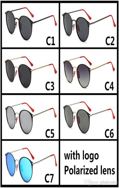 Lans de soleil Polarized Lens Fashion Metal Cadre conduisant des lunettes de soleil UV400 2019 Femmes Men Brand Designer Cooperation Unique Lunettes de soleil2595878