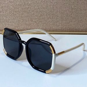 Hommes lunettes de soleil style rétro tendance personnalité noir et blanc cadre bicolore femmes lunettes SPS20X voyage vacances fête designer lunettes protection UV boîte de ceinture