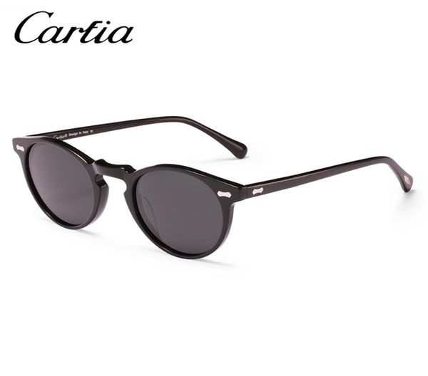 Gafas de sol polarizadas mujer carfia 5288 gafas de sol ovaladas de diseño para hombres Protección UV 400 gafas de resina acatate 5 colores con caja 3819726