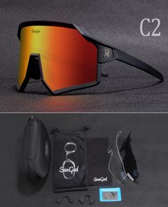 Gepolariseerde UV400 Outdoor Cycling Sunglasses Sport Bike Eyewear Men Women Goggles Model Topkwaliteit 3 Lens Bicycle -bril met Case1140420