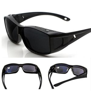 Gafas de sol polarizadas a prueba de viento para hombre y mujer, marco de PC UV400, para deportes al aire libre, gafas de sol negras