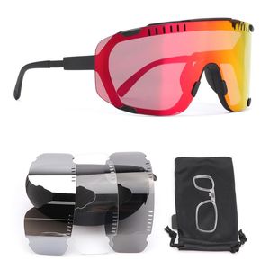 Gafas de ciclismo polarizadas Conjunto de deportes al aire libre Hombres Pochromic UV400 Gafas de sol Gafas protectoras 240314
