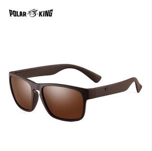 POLARKING marque lunettes de soleil polarisées pour hommes en plastique Oculos de sol hommes mode carré conduite lunettes voyage lunettes de soleil