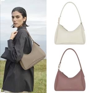 Armpit Bag Crescent Lychee Grain Cowhide Portable Shoulder Messenger ladies leather shoulder bag hobo bags for women hobo purses Loop half-moon baguette