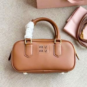 Ontwerper halve maan Arcadie Lolita tas schouder Dames heren vierkante Clutch Bags Cross Body Lederen satchel Totes handtas Luxe Miui zomer Onderarmwerk Bowlingtassen