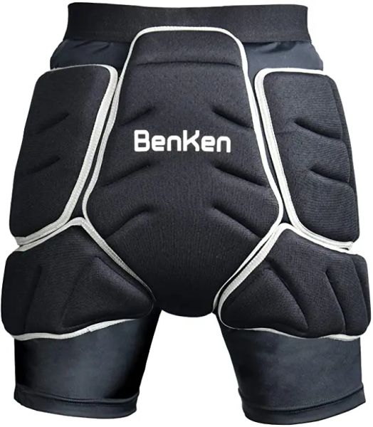 Bastones Benken Pantalones cortos acolchados protectores de esquí Sbr 3d Eva equipo de protección contra impactos acolchado para snowboard patín y esquí