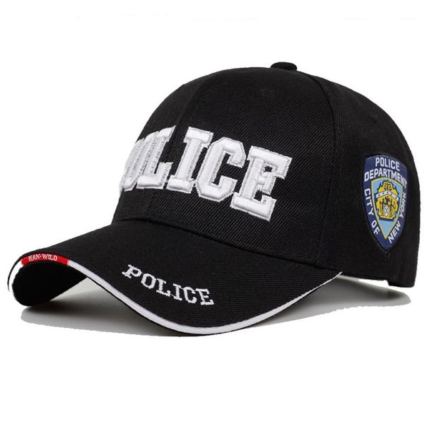 Casquette tactique de POLICE pour hommes, nouvelle casquette de Baseball SWAT pour hommes Gorras Para Hombre femmes, casquette de l'armée masculine à rabat Letter2382