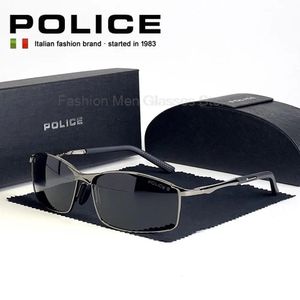 POLICE – lunettes de soleil de marque de luxe pour hommes, esthétique Steampunk Vintage HD polarisées pour la conduite, 240327