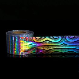 Polijsters 120 m * 4 cm 1 rouleau holographique ciel étoilé feuilles d'ongle manucure Laser Nail Art transfert autocollant bricolage décorations d'ongles