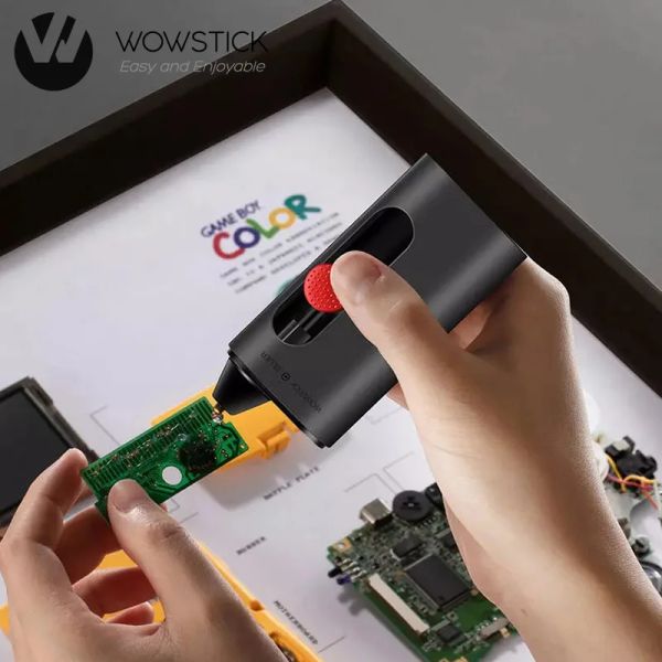 Polijsters Wowstick Kits de stylos à colle thermofusible électrique sans fil rechargeable 2000 mah pour les projets d'artisanat de bricolage, scellage et réparations rapides