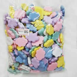Polaco 500 piezas 1623 mm Diy Candy Color Resin Cloud Sticker Media Beads SCRAPBOOK