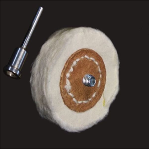 Tête de brosse de roue en tissu polonais, accessoire de polissage de tige, outil rotatif pour meuleuse d'établi, perceuse électrique