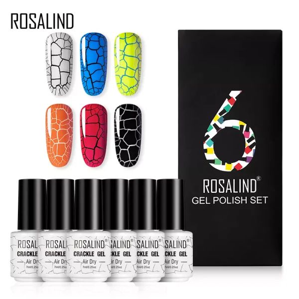 POSITION NEW2022 Set One Nail Gel Gel Air Dry Crackle Gel Vernis de manucure Faburez-vous au large de Nail Art Permanent Besoin de base de base