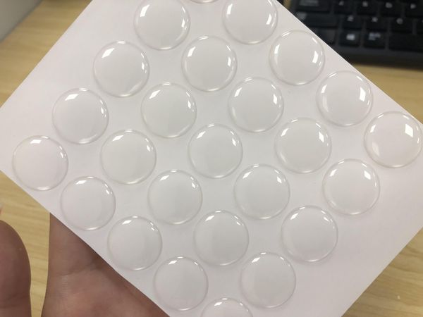 Polaco al por mayor 1000 Uds redondo transparente/claro epoxi adhesivo pegatina cúpulas tazas 30mm para la fabricación de joyas DIY