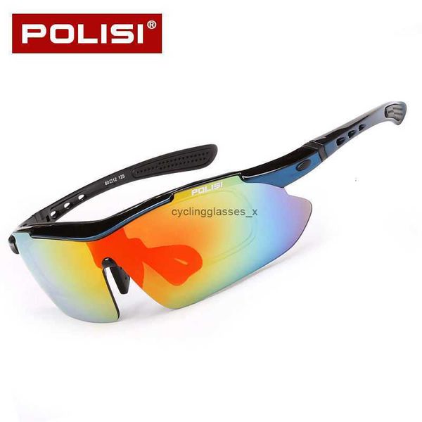 Polisi gafas de ciclismo gafas de sol polarizadas para hombres y mujeres al aire libre resistentes a los rayos UV deportes para correr