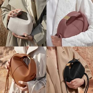 Pollen Designer Paris Haute Couture Ladies Saddle aisselle Sac à corps croisé Sac en cuir messager sac à basse