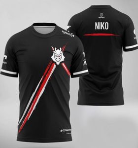 Polo 2021 Exportaciones Jersey Uniforme LOL LEC EST G2 Camiseta Csgo Niko Kenny Records Evisport Time Sport 3D Camisa1201890