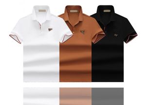 Polo B Ropa de marca Polo de negocios de lujo Polos de diseñador Polo casual para hombres Moda Serpiente Abeja Estampado bordado Camiseta High Street Hombres polos de golf impresos 3XL