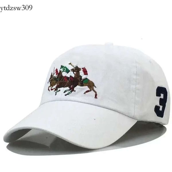 Diseñadores de Polo Caps Dad Dad Hat Baseball Baseball para hombres y mujeres Marcas famosas Cotton Skulf Sport Golf Curved Sunhat