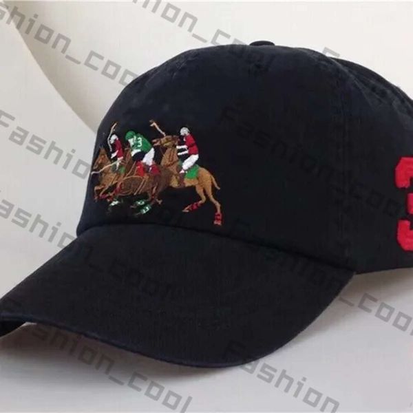 Polo Caps Diseñadores de lujo Dad Hat, béisbol para hombres y mujeres, marcas famosas de algodón Sport Sport Sport Golf Curvado Sunhat 279