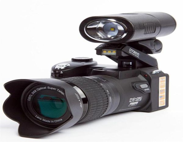 Polo D7200 Camera numérique 33MP Full HD 1080p Caméra DSLR numérique 24x Zoom optique Auto Focus Telepo Lens WideAngle Lens284x3470866