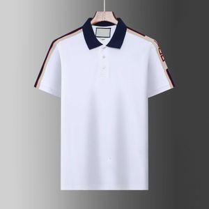 Polo Designer T Shirts Men Luxe Polo Casual Men Polo T-shirt Snake Bee Letter Afdrukken Borduurwerk Fashion High Street Mens Polos Shirt M-XXXL 803