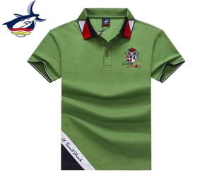Polo Green White Navy Shirt Men Men de haute qualité 100% Cotton Fashion Design Tace Brand Men's Shirts Tees2134346