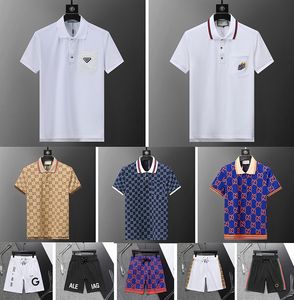 Polo Men Summer Casual T Shirts Designer Mens Polos Letter Print Fashion Polo