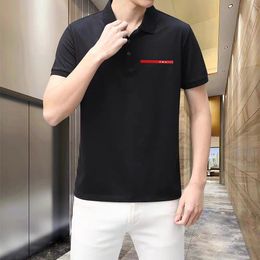 Polo Mens Polo Shirt Fashion Designer T-shirt Heren Casual T-stukken Letter Pure katoenen korte mouwen T-shirt mannen en vrouwen Zomer hoogwaardige tops