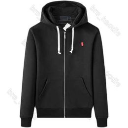 Polo Ralph 2024 Laurens Hoodie voor Heren Heren Hoodie Sweatshirt Designer Heren Trui Zip Half Hoodie Losse paardenjassen Heren Hoodies Kleden Top Aziatische maat xxl XG38