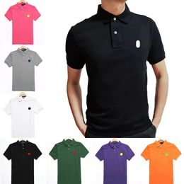 polo ralph polo t-shirt polo hommes t-shirt classique motif de cheval designer de luxe mince été polo décontracté prix de gros