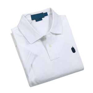 Polo Ralphs Chemise Polo Chemise À Manches Courtes Hommes Ralphs Broderie Petits Chevaux Couleur Unie Revers Coton Lâche Grande Taille Casual Laurens 8570