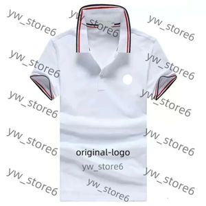 Polo Shirt Brand Bear Shirts Mens T-Shirts Designer Shirt Sports Polo Coton Coton Fashion Mens Femmes T-TEES Vêtements blancs noirs 6075