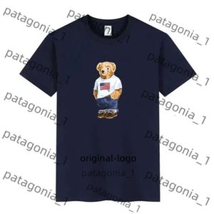 Polo Brand Bear Shirts Mens T-Shirts Designer Shirt Sports Polo Coton Coton Fashion Mens Femmes T-TEES Vêtements blancs noirs 3658