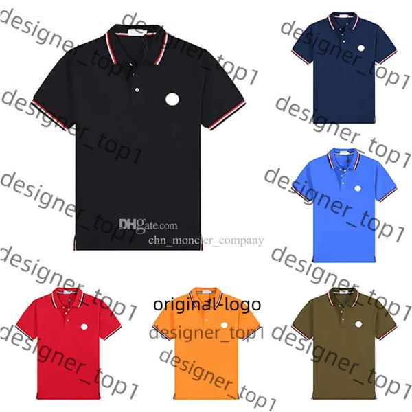 Polo Shirt Brand Bear Shirts Mens T-Shirts Designer Shirt Sports Polo Coton Coton Fashion Mens Femmes T-TEES Vêtements blancs noirs 8598