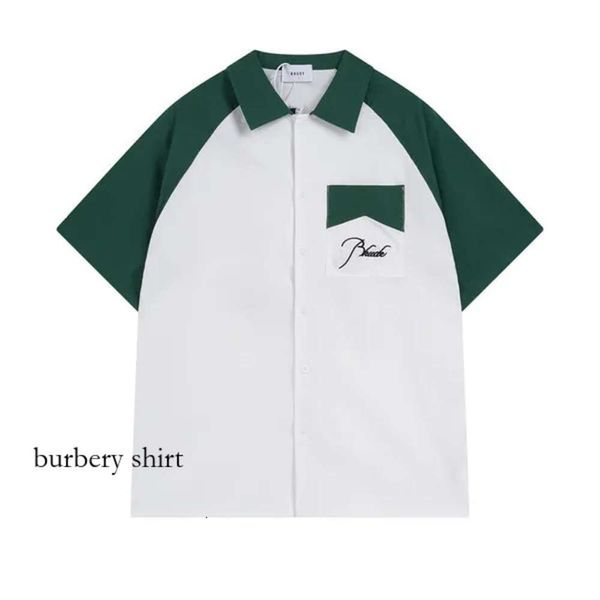 Polo-shirt Designer Polo Shirt Tshirt Mens Polos Men Po For Mens New Style High Quality Rhude Shirt S M L XL 983
