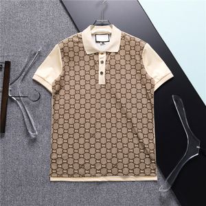 Polo Shirt Designer Polos Fashion shirts Cotton Clothing Heren T-shirt Leisure Street Microvezel Korte anti-pilling man Luxe revers Polo T-shirt Aziatische maat M-3xl