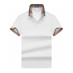 Polo pour hommes vêtements de créateurs chemises classiques éprouvées garde-robe incontournable Spun respirant profil propre avec bouton en nacre polo pour hommes taille Asie M 3XL