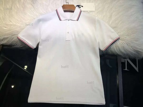 Camisa polo Camiseta para hombre Diseñador Marca Camisas Moda para mujer Manga corta Algodón puro Diseño de impresión de letras 20 colores Precio al por mayor 02