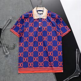 polo homme t-shirt designer polo luxe chemises Brangdy mode femme 260g 100% pur coton lettre design imprimé à manches courtes prix de gros taille asiatique M-XXXL