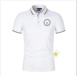 Camiseta polo masculino thish diseñador de polo de lujo camisetas brangdy moda para mujer 260g 100% de algodón puro