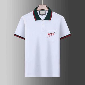 Polo shirt hommes t-shirt designer polo marque de luxe chemises femmes mode à manches courtes pur coton lettre design imprimé 33 couleurs prix de gros