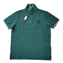 Polo-shirt Homme T-shirt Designershirt Shirts Luxury Clourtes à manches courtes Pure Coton Fabric de gros Prix en gros Polo