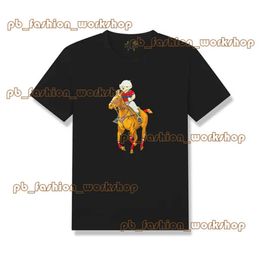 poloshirt polo's beer T-shirt Pony Ball Groothandel Hoge kwaliteit 100% katoen polo raulphs Bear T-shirt korte mouw T-shirts ralp laurens 665