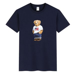 Polos Bear ND T-shirts pour hommes Chemise de créateur Sport Été Coton Mode Hommes Femmes T-shirts Noir S Vêtements