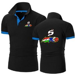 Poloshirts Jacht Vissen Heren T-shirt JOHANN ZARCO Nr. 5 Top Tees Militaire stijl Korte mouw Jersey Golftennis Sportkleding