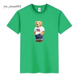 Polo T-shirt Marque Bear T-shirts pour hommes Designer Waterpolo Shirt Sports Summer Cotton Mode Vêtements de luxe Dunks Vêtements Hommes Polo Shirt 8494
