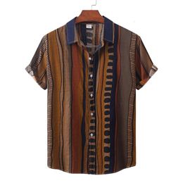 Polo t-shirt voor mannen shirts hoogwaardige heren luxe kleding t-shirts man tiki mode blouses sociaal Hawaiian 240423
