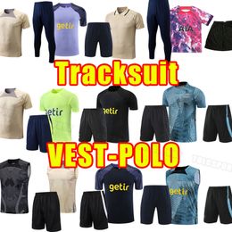 POLO Vest Training Set Survêtement de football KANE SON 23 24 RICHARLISON KULUSEVSKI HOJBJERG SPENCE PERISIC DIER LUCAS ROMERO Totten ham Football SPURS Pantalons shorts 2024